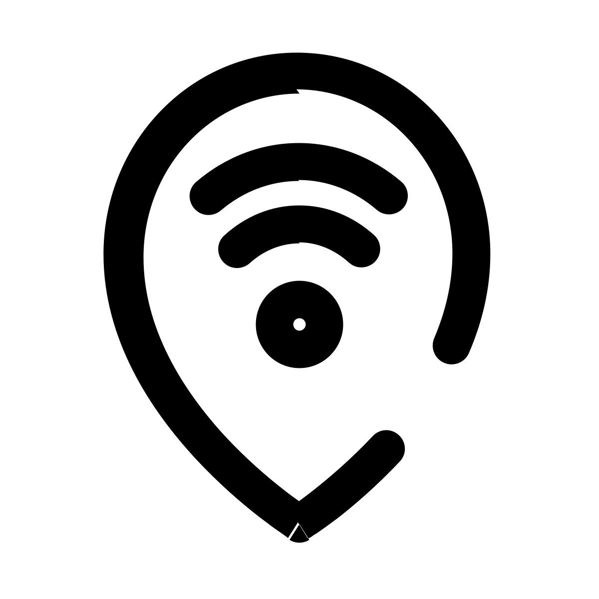 indicatore di mappa wifi icon