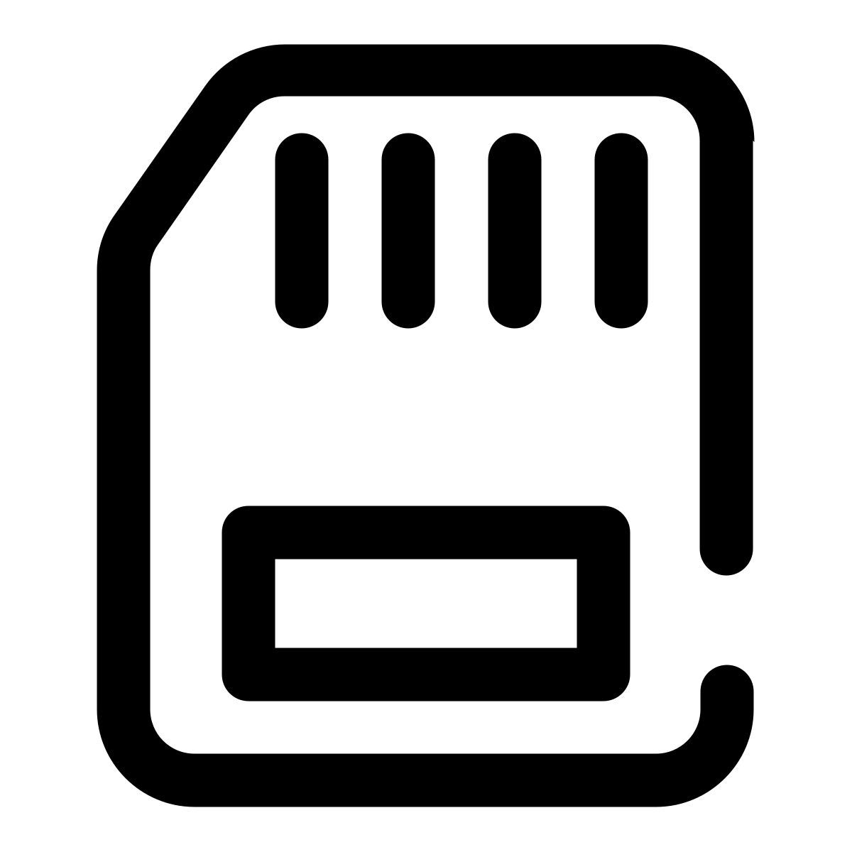 carte mémoire icon