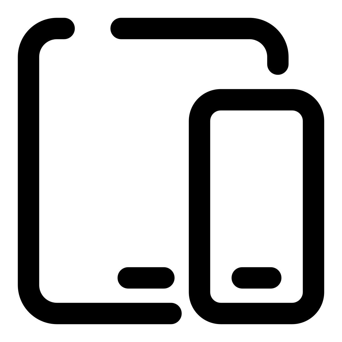 mobile and tablet icon