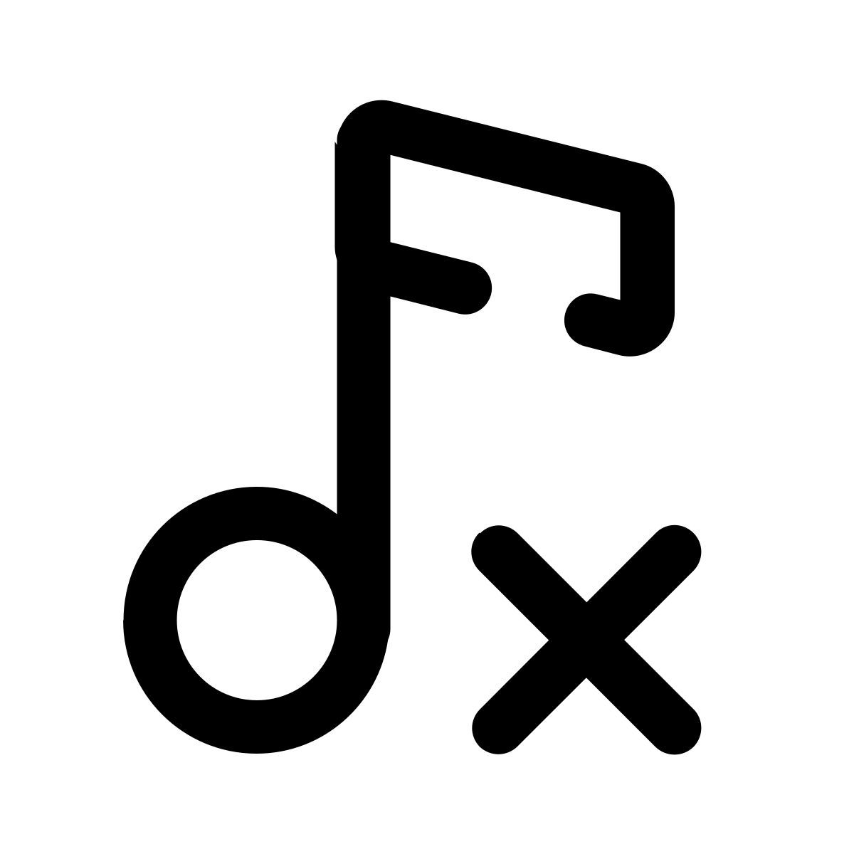 music off icon