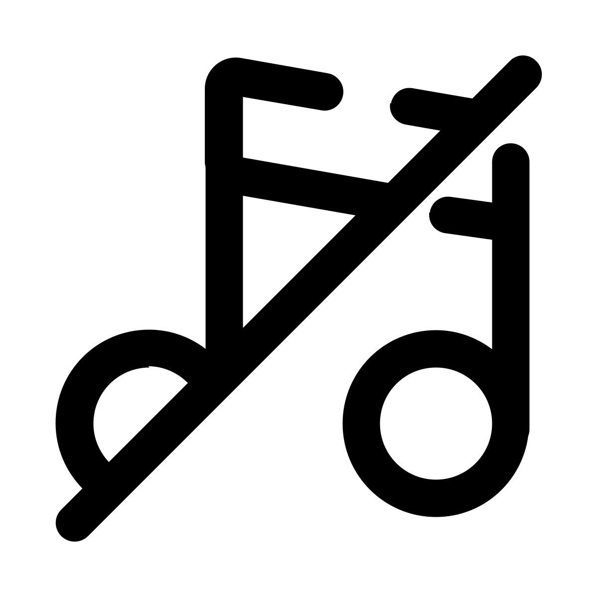 music off icon