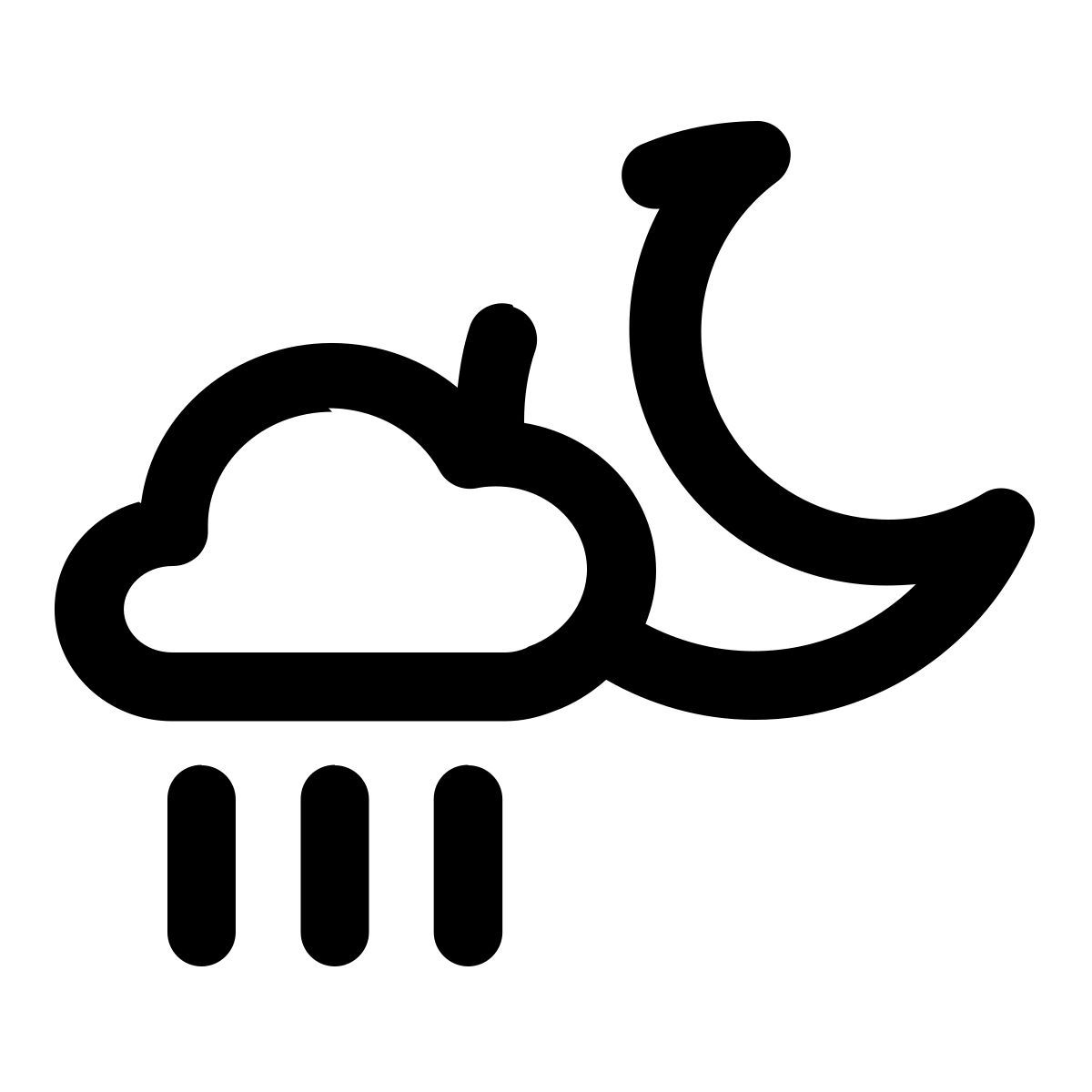 night rain icon