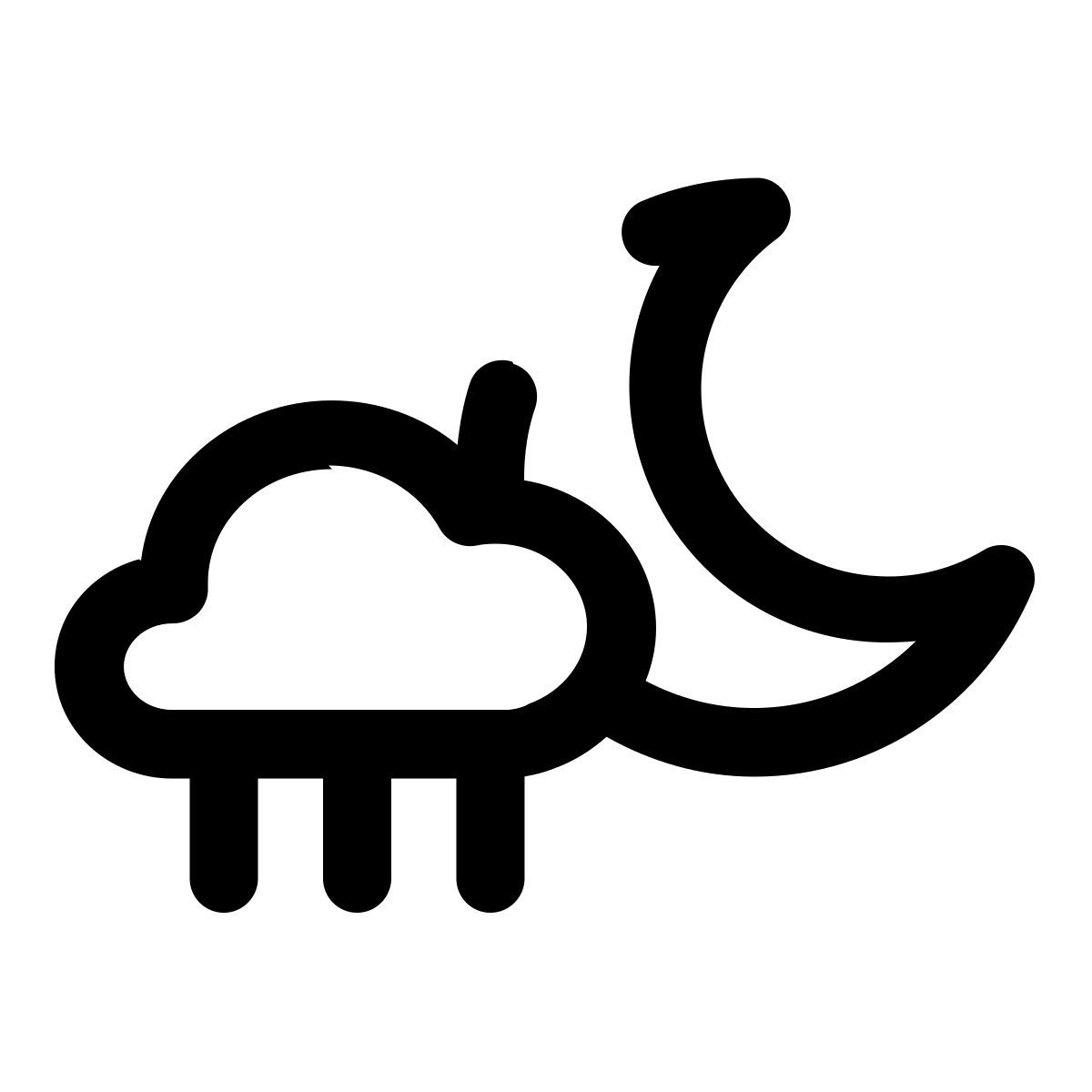 night rain icon