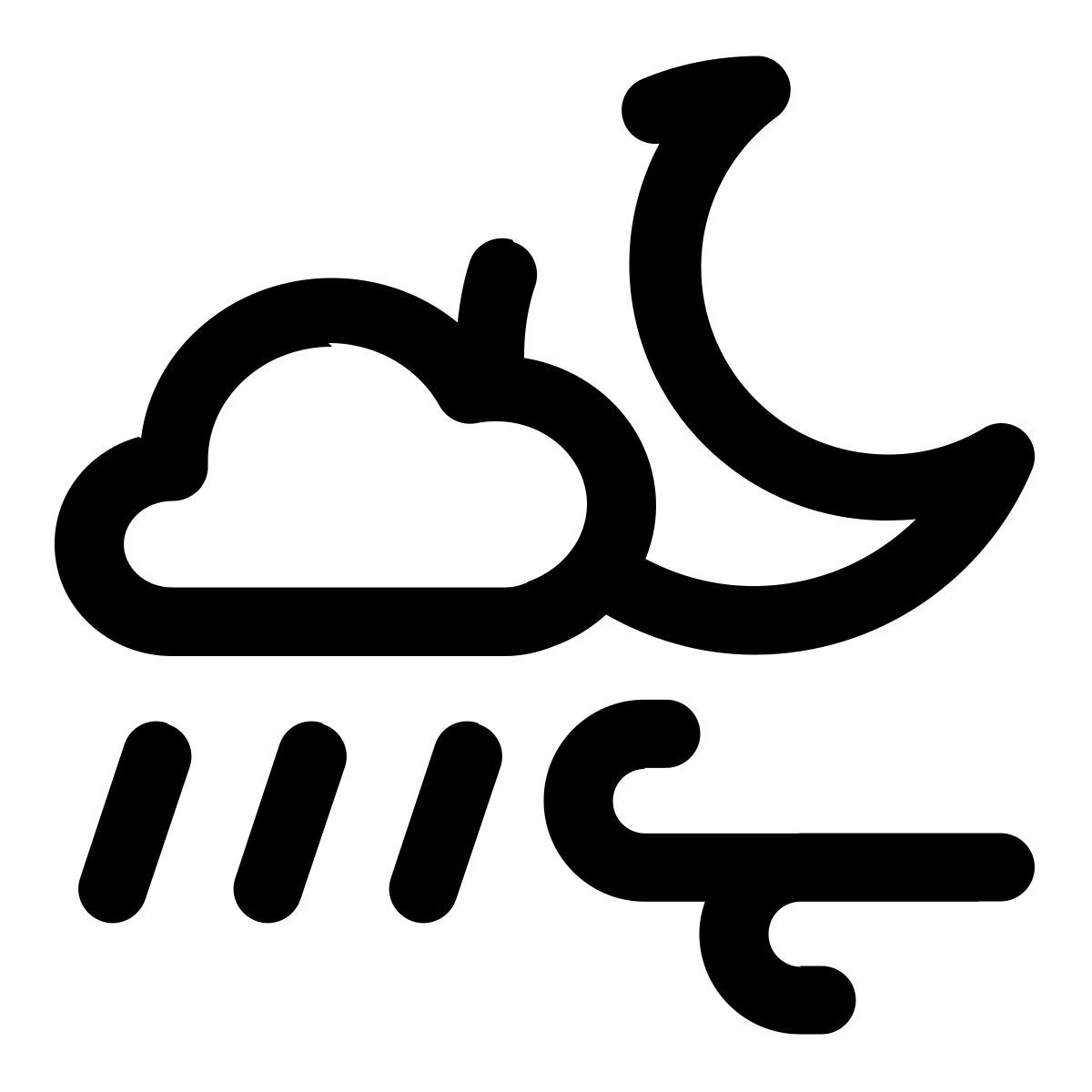 nachts windiger schauer icon