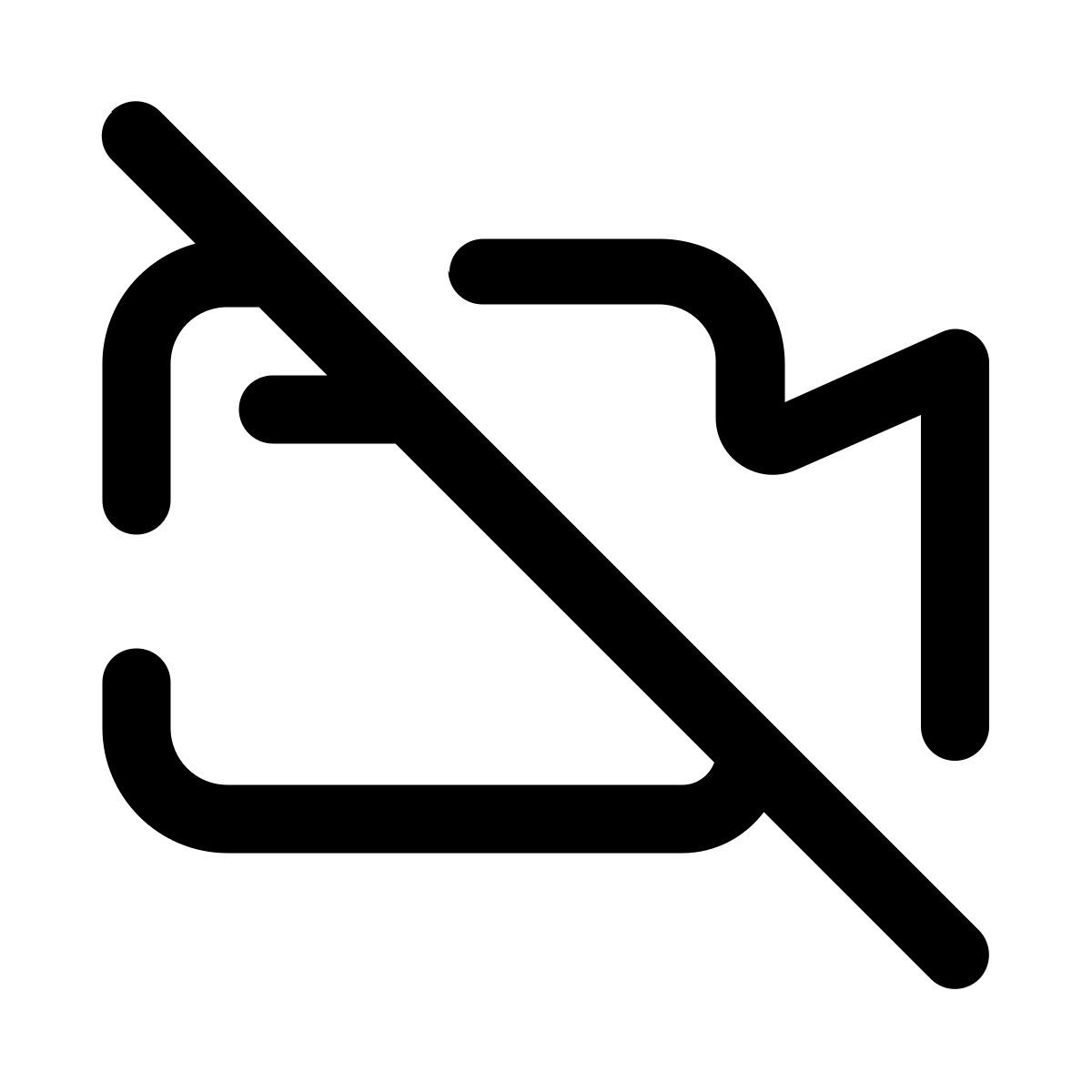 no video icon