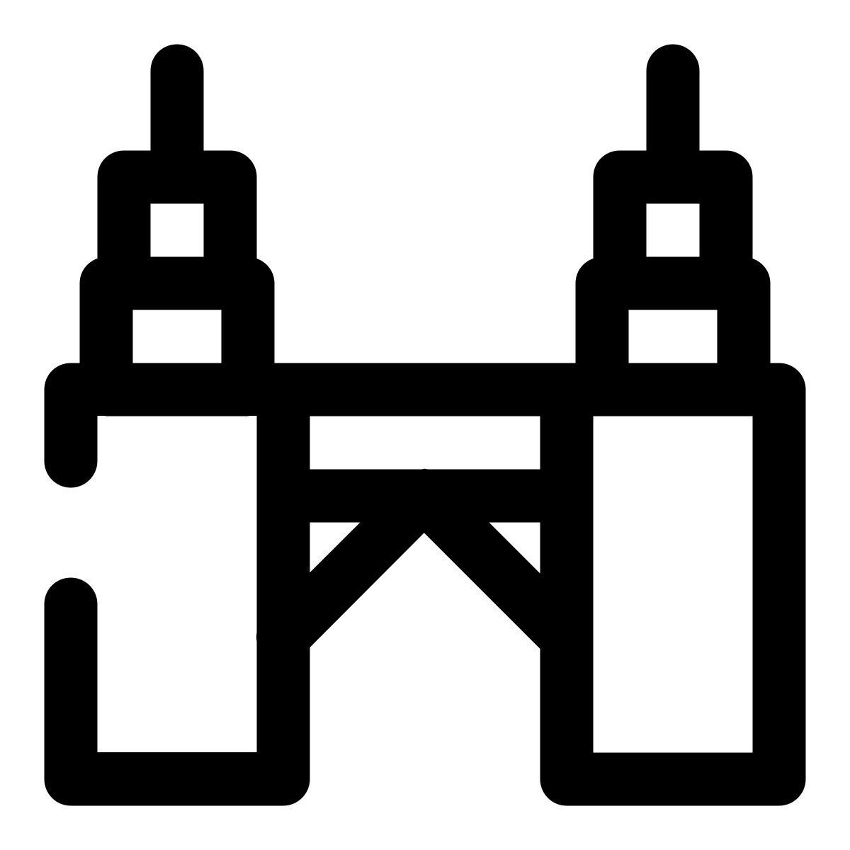 petronas zwillingstürme icon