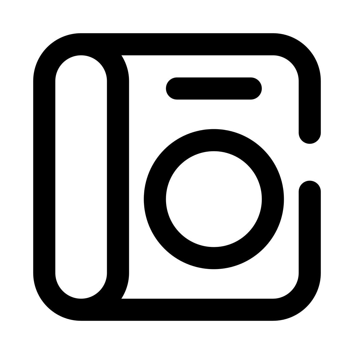 cámara polaroid icon