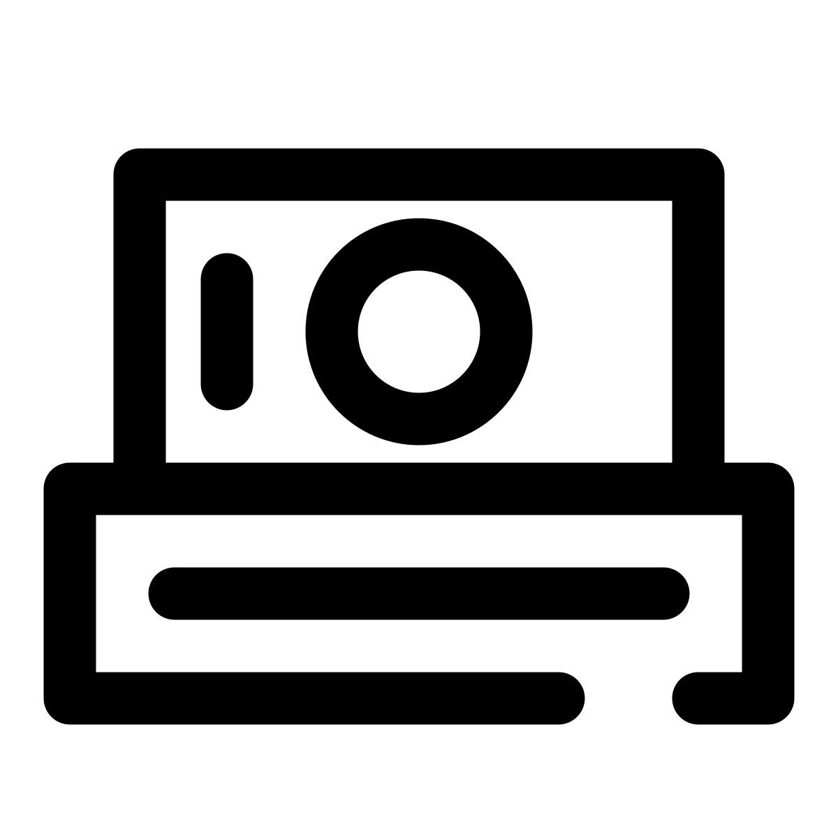 cámara polaroid icon