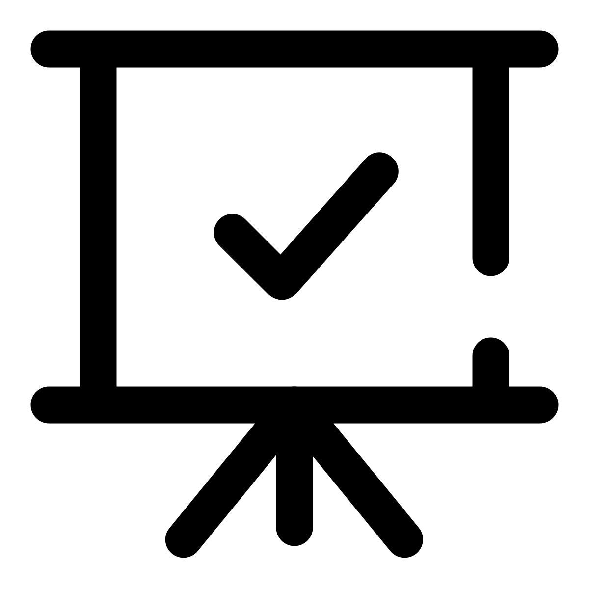 presentation check icon