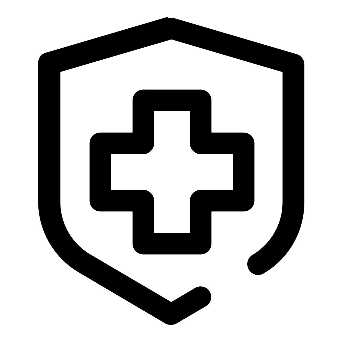 red cross shield icon