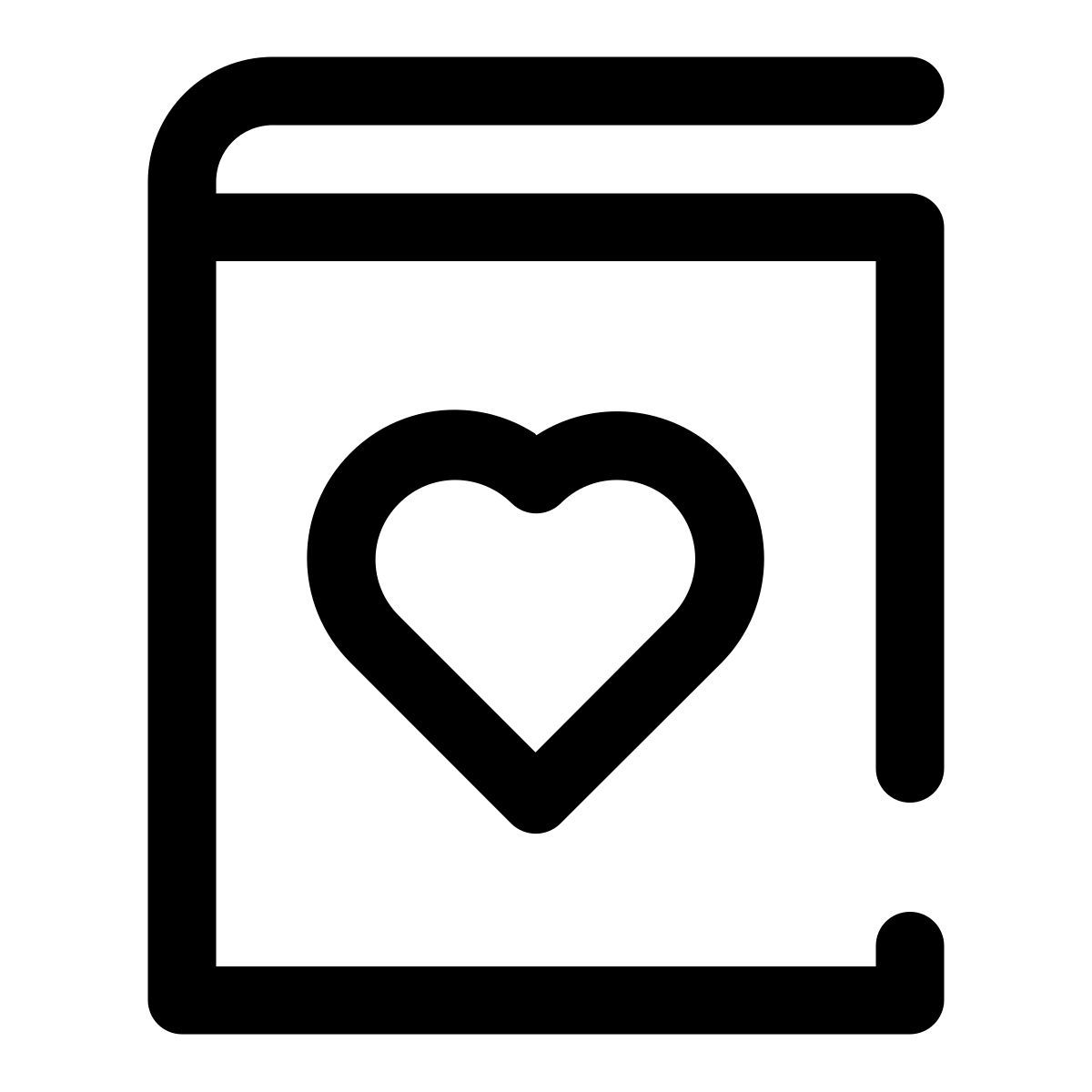 libro romantico icon