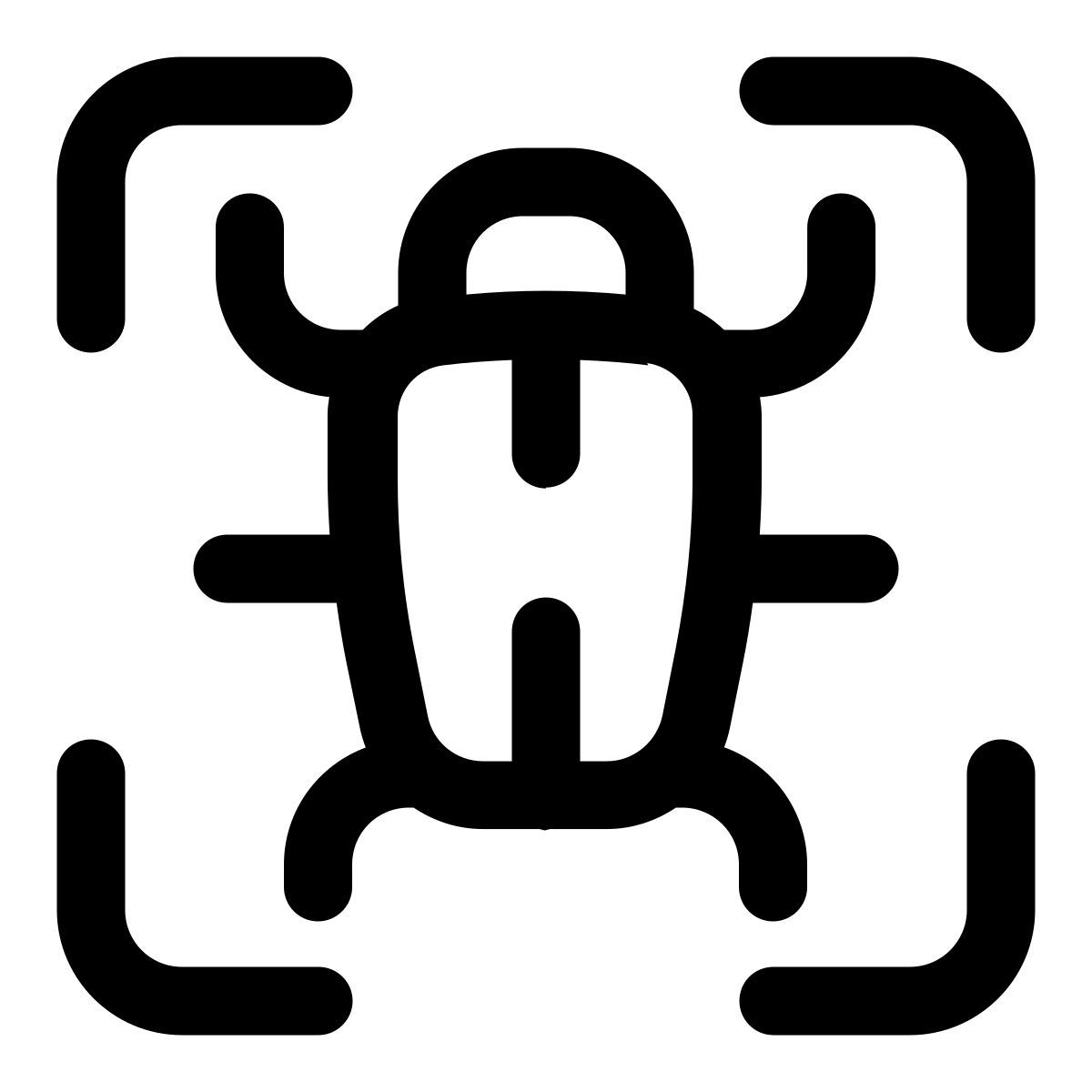 scan virus icon