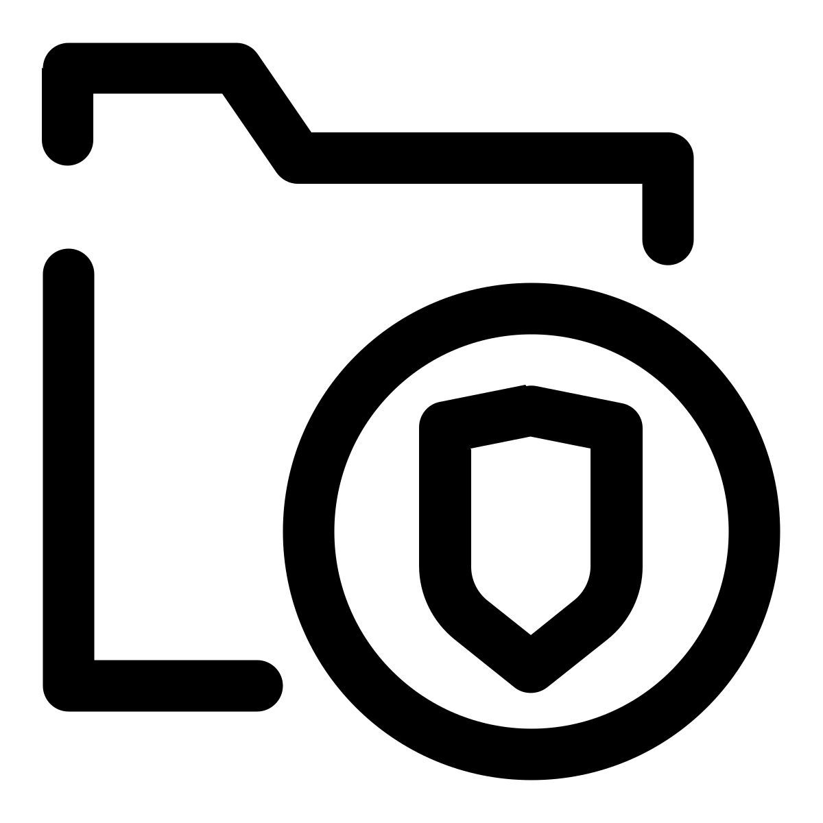 Dossier de protection icon