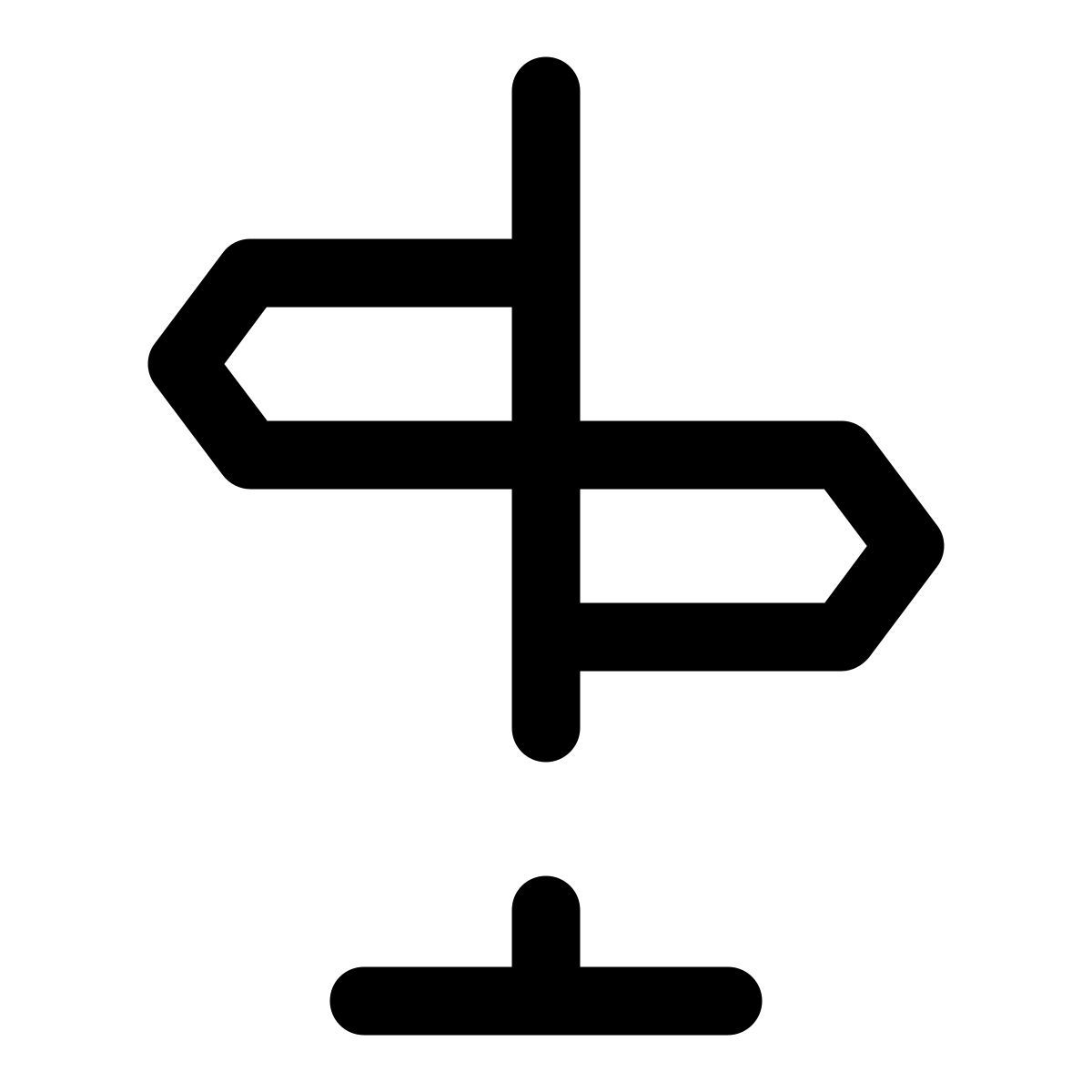 sign direction icon