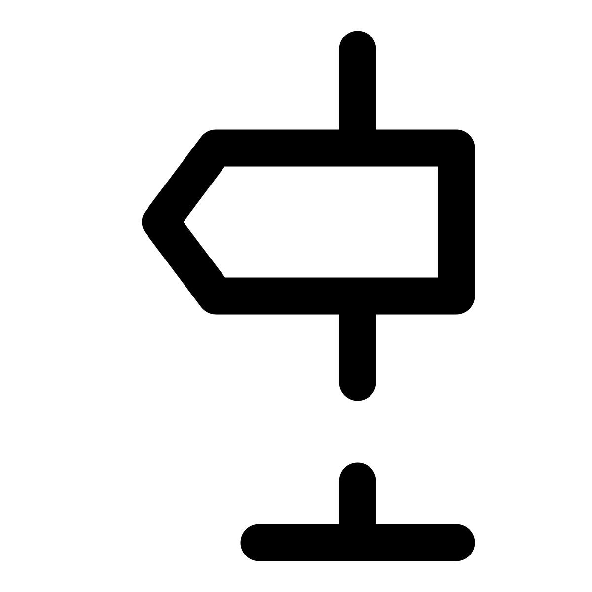 sign left icon