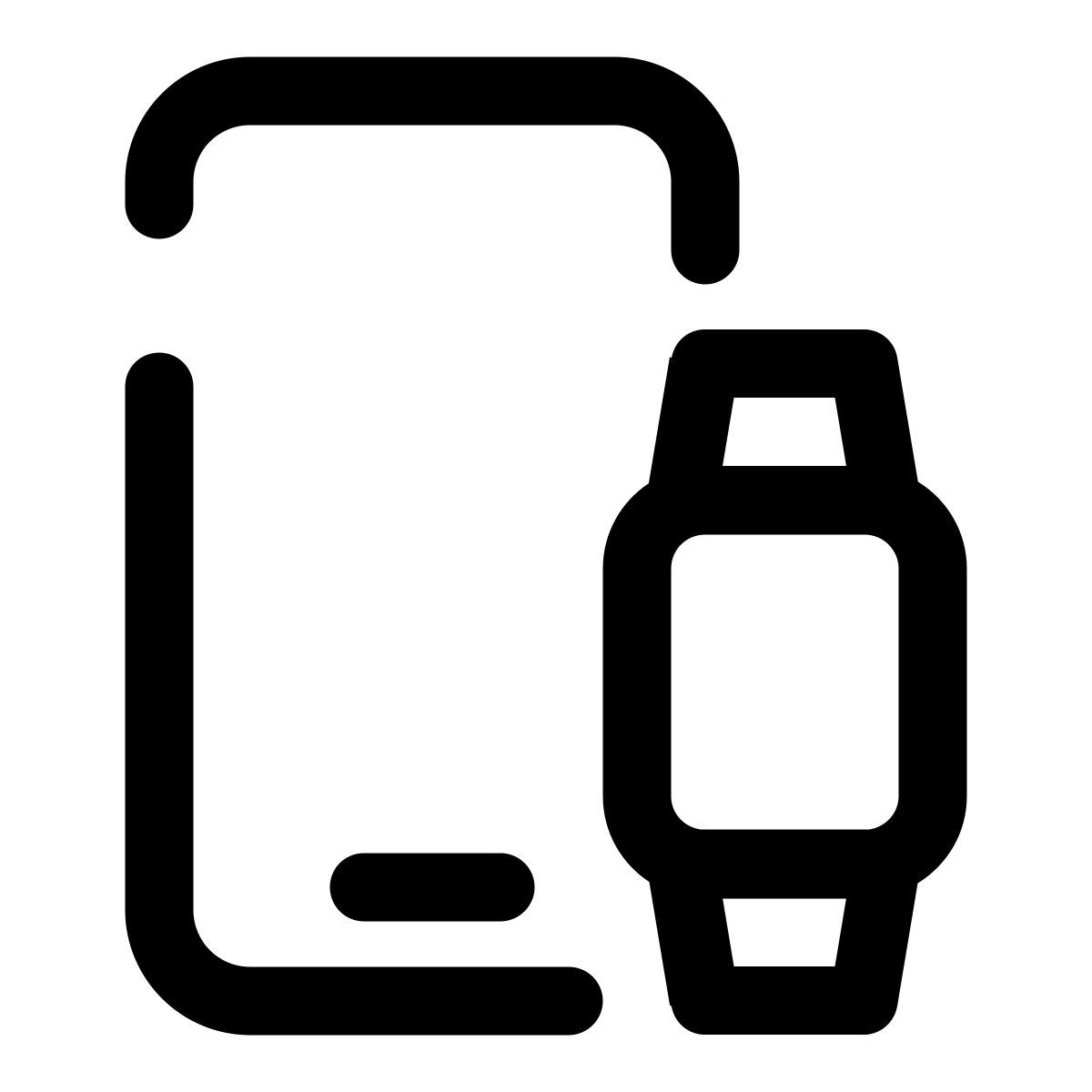 smartwatch e cellulare icon