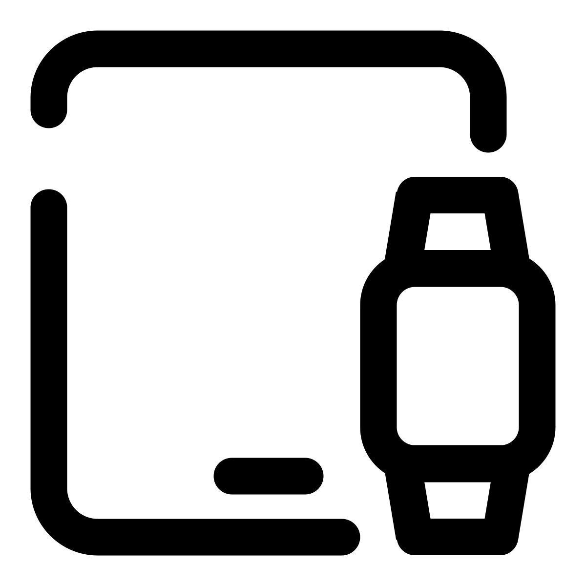 smartwatch und tablet icon