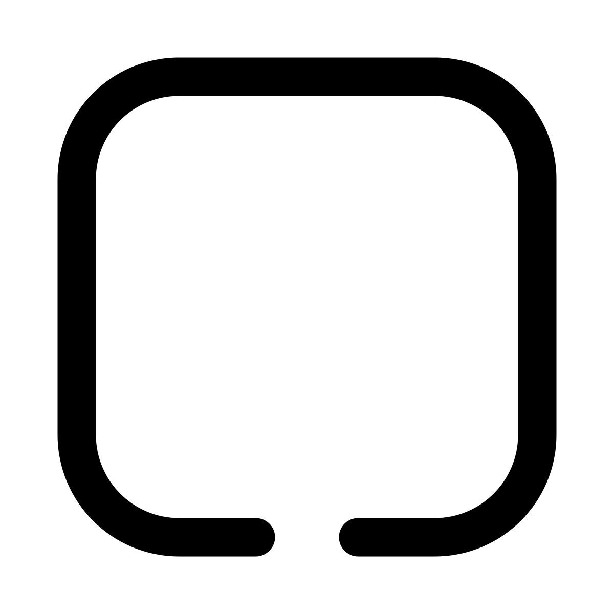 square shape icon