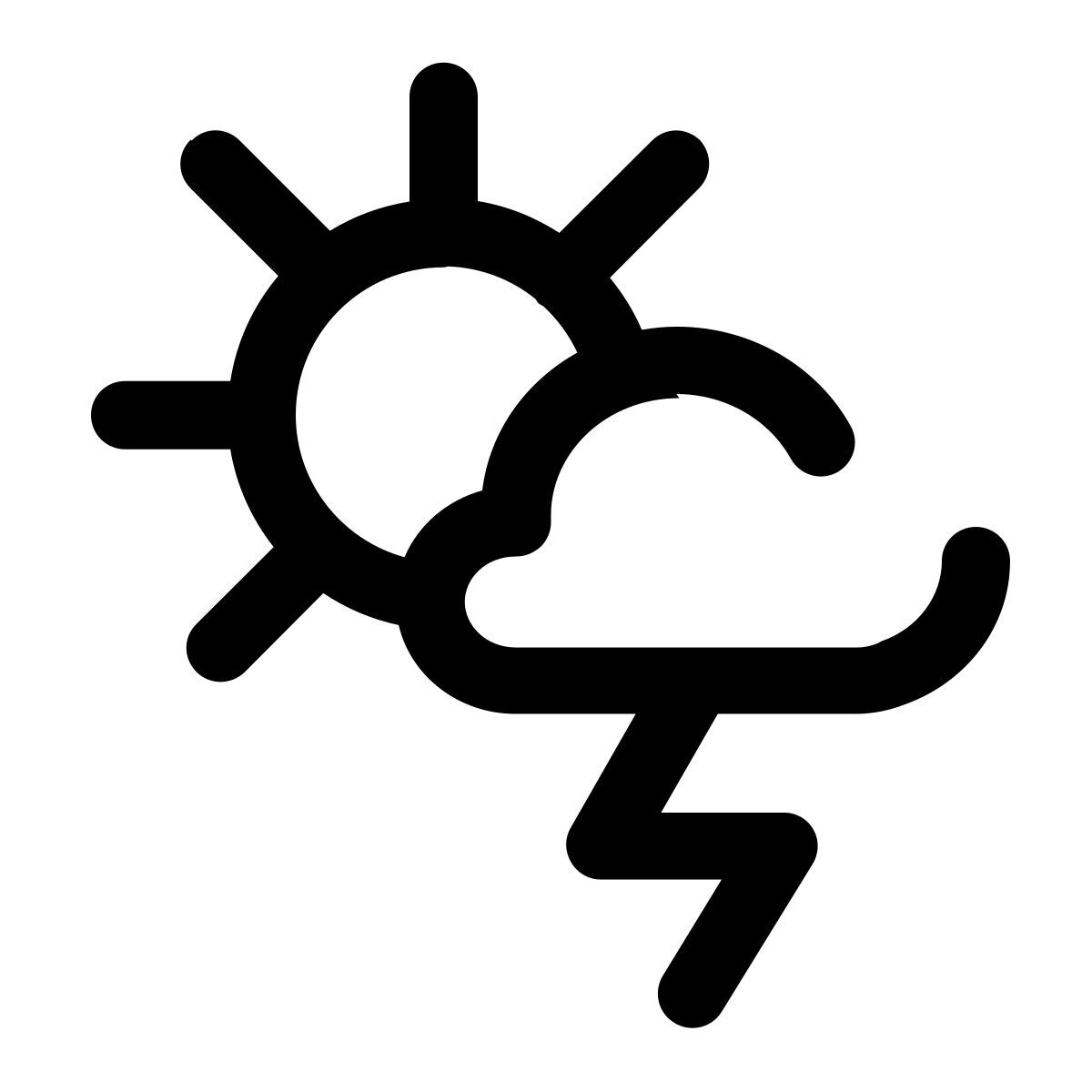 thunder sunny icon