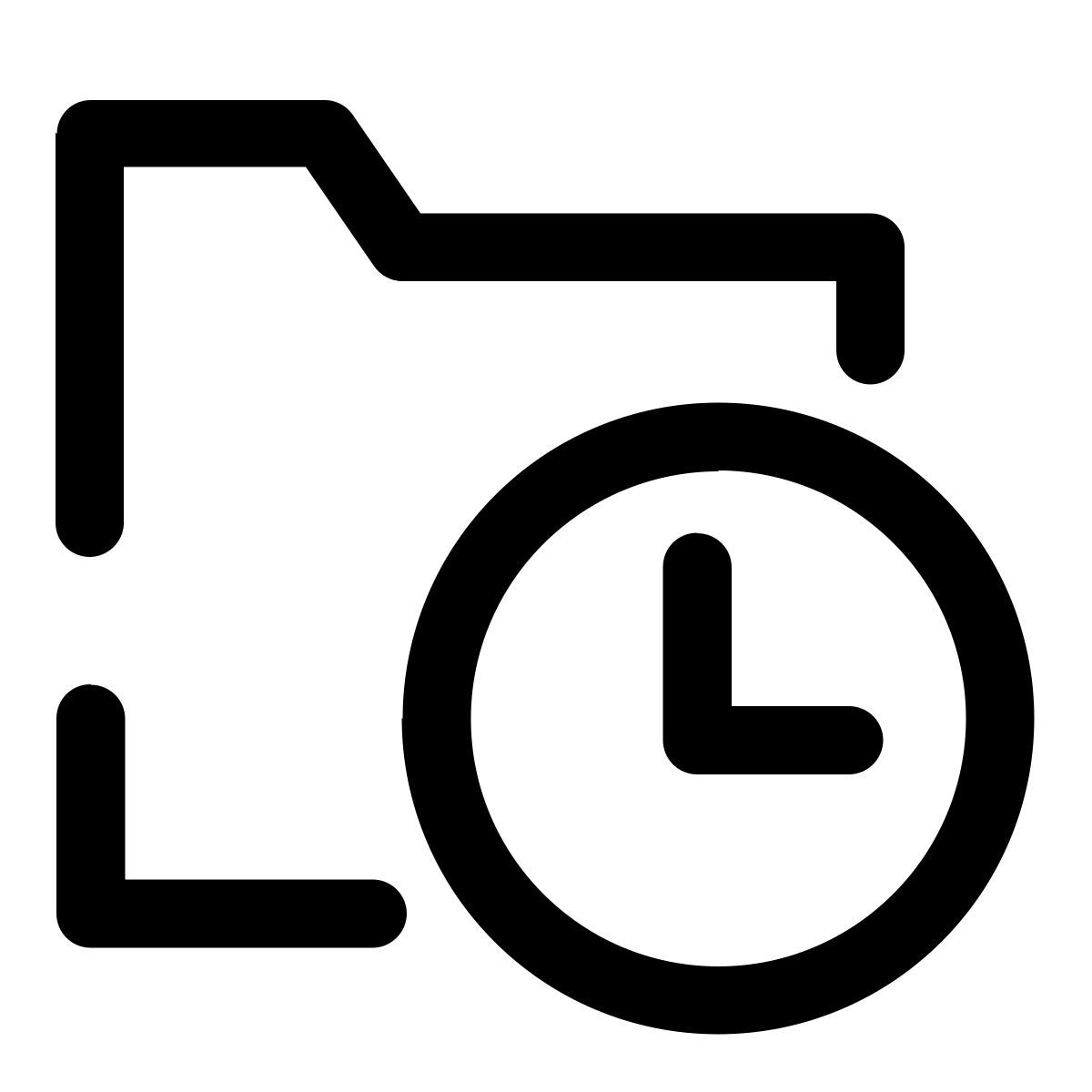 time folder icon
