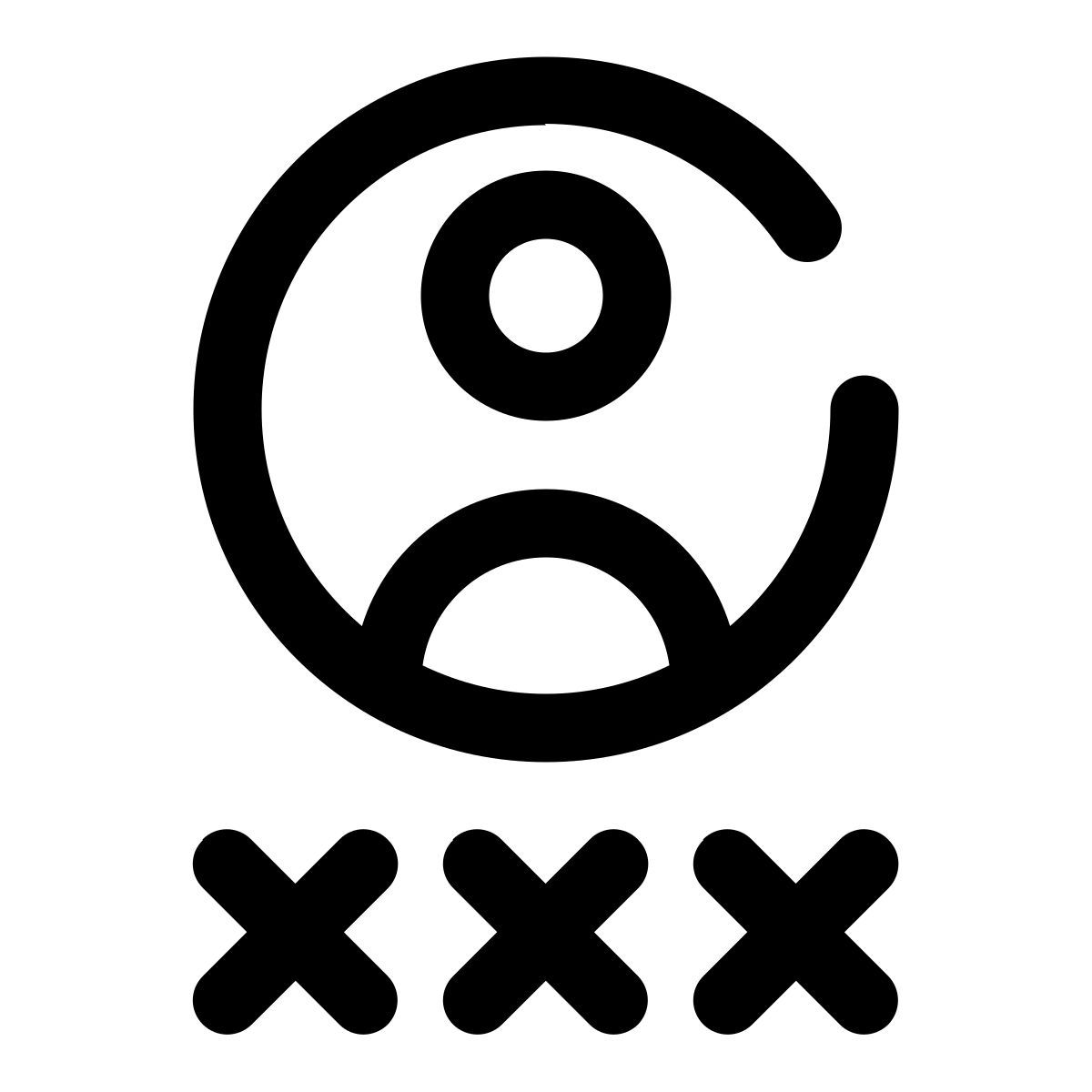 senha do usuário icon