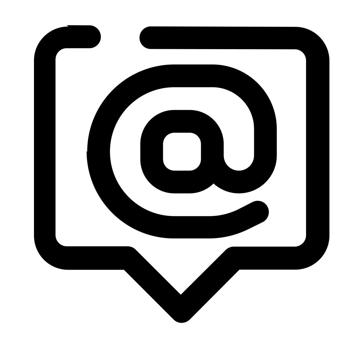 user tagged post icon