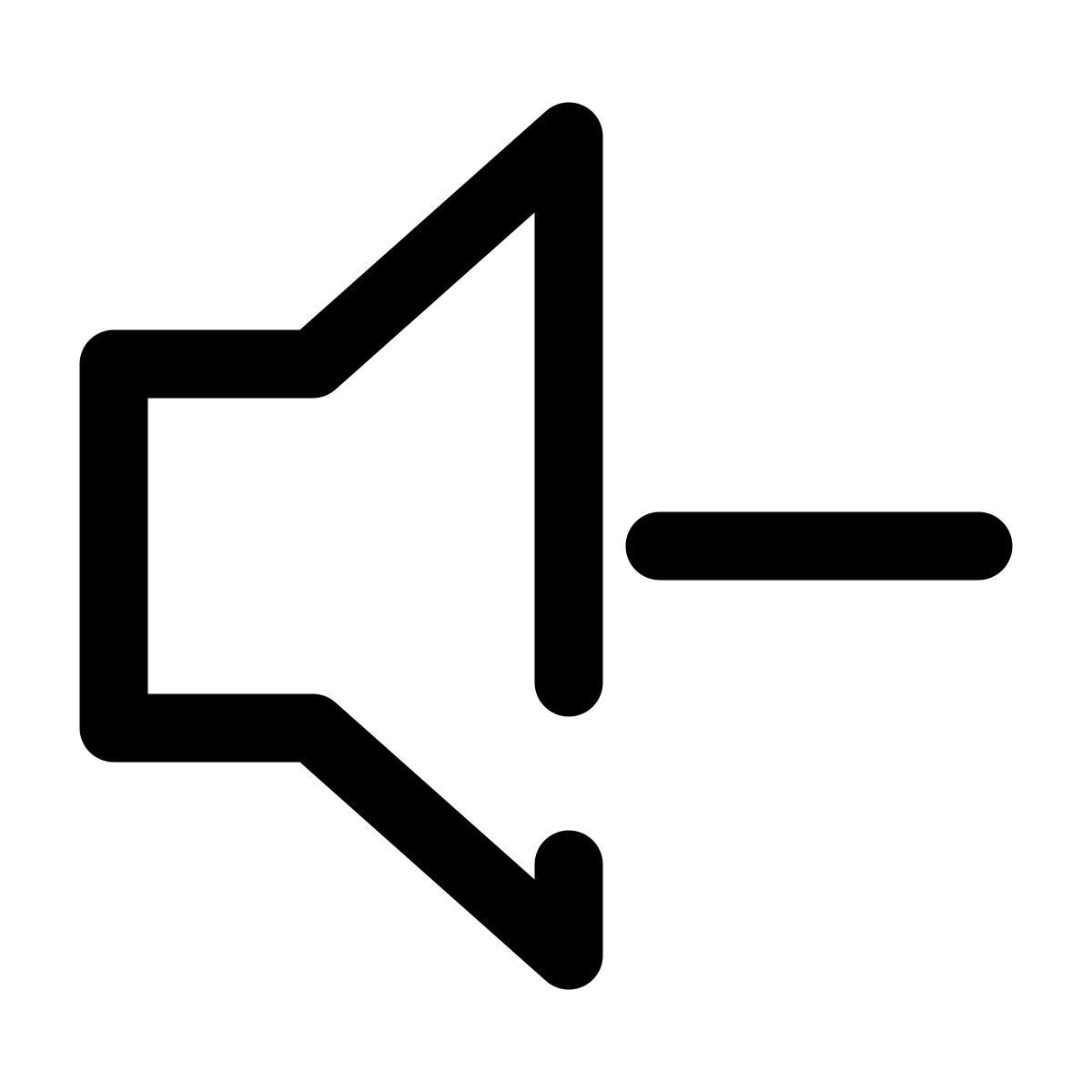 volume down icon
