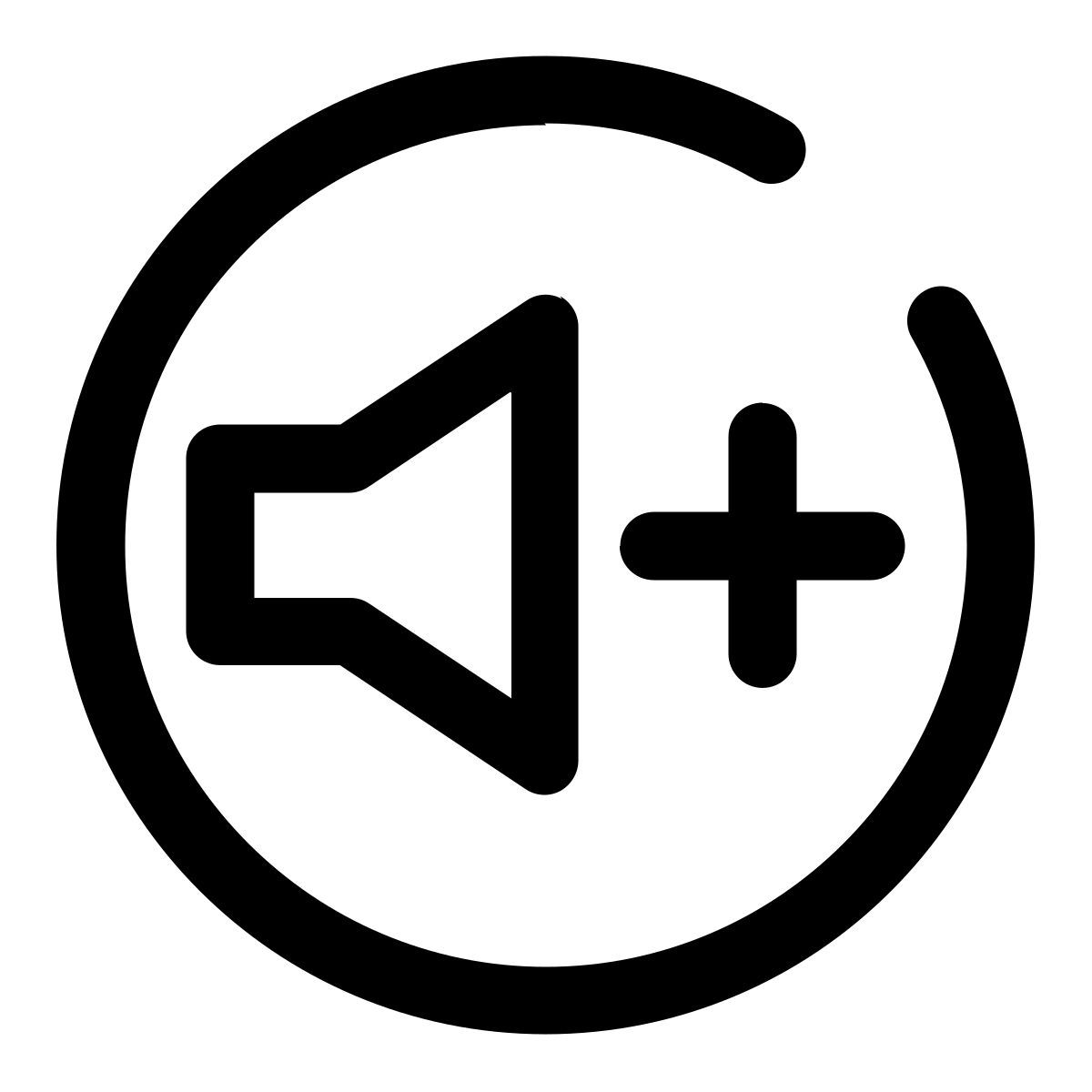 volume up button icon