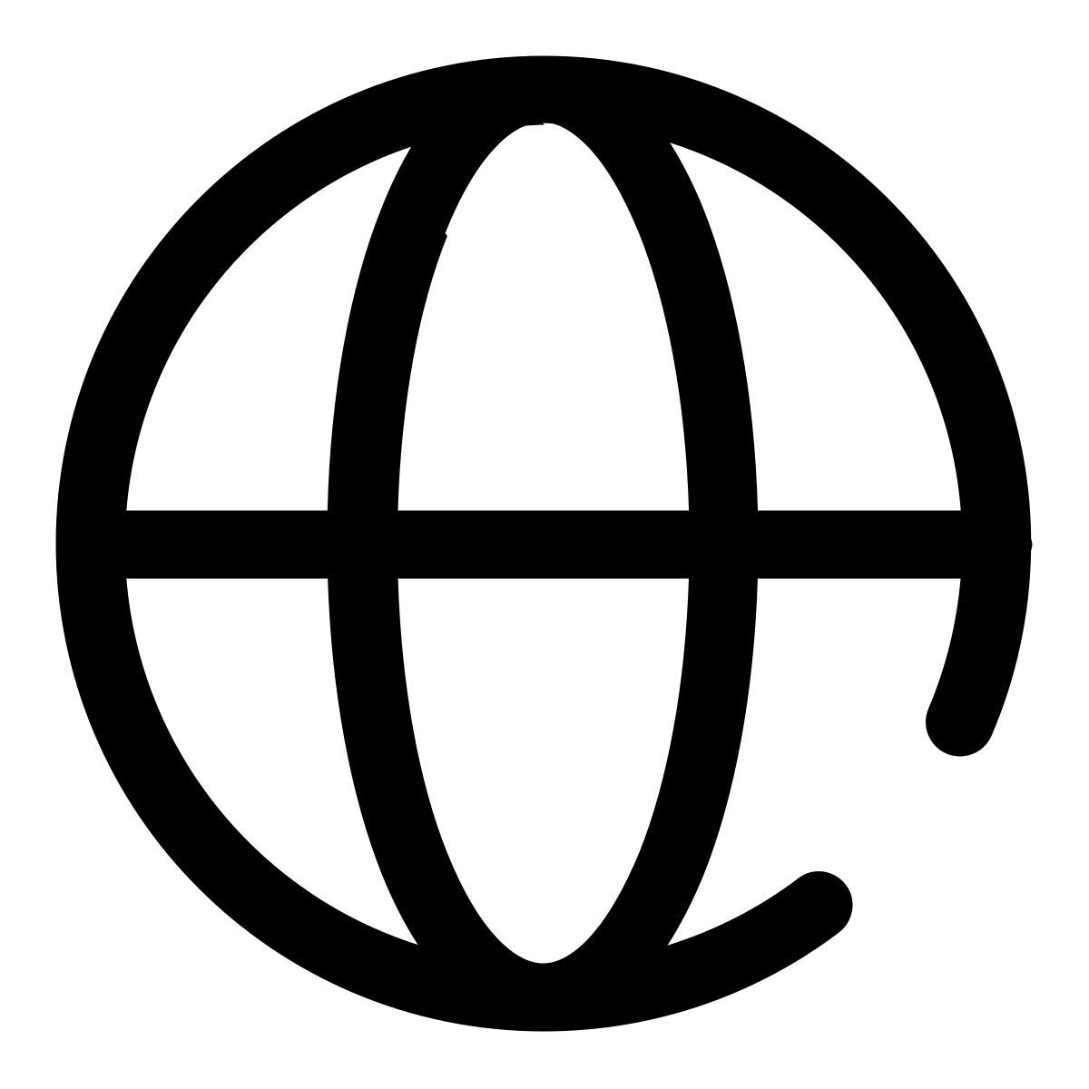 externo mundial social media linha tracejada kawalan studio icon