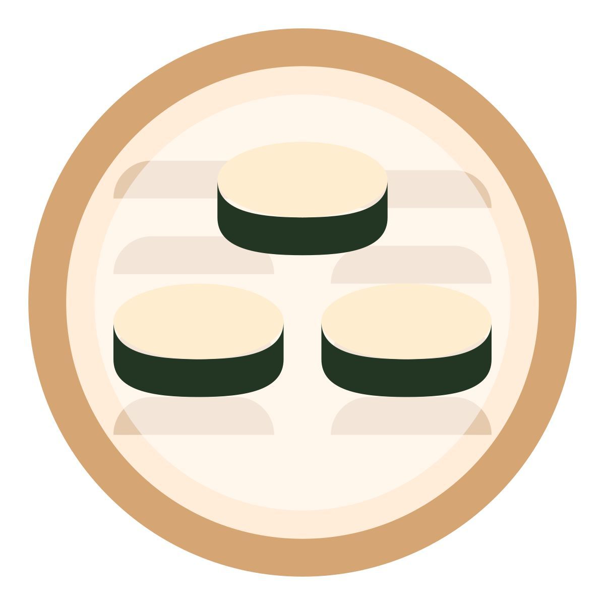 seaweed roll icon
