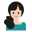 external woman-user-avatar-ddara-flat-ddara-3 icon