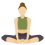 external yoga-pose-yoga-poses-ddara-flat-ddara-3 icon