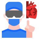 external cardiologist-ar-and-vr-technology-ddara-flat-ddara icon