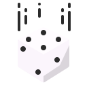 external dice-gaming-gambling-ddara-flat-ddara icon