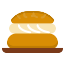 external eclair-desserts-ddara-flat-ddara icon