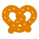 external pretzel-bread-ddara-flat-ddara icon