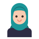 external woman-user-avatar-ddara-flat-ddara-1 icon
