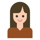 external woman-user-avatar-ddara-flat-ddara-4 icon