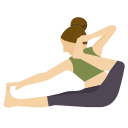 external yoga-pose-yoga-poses-ddara-flat-ddara icon