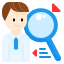 Blue megaphone icon representing Facebook Marketing Course