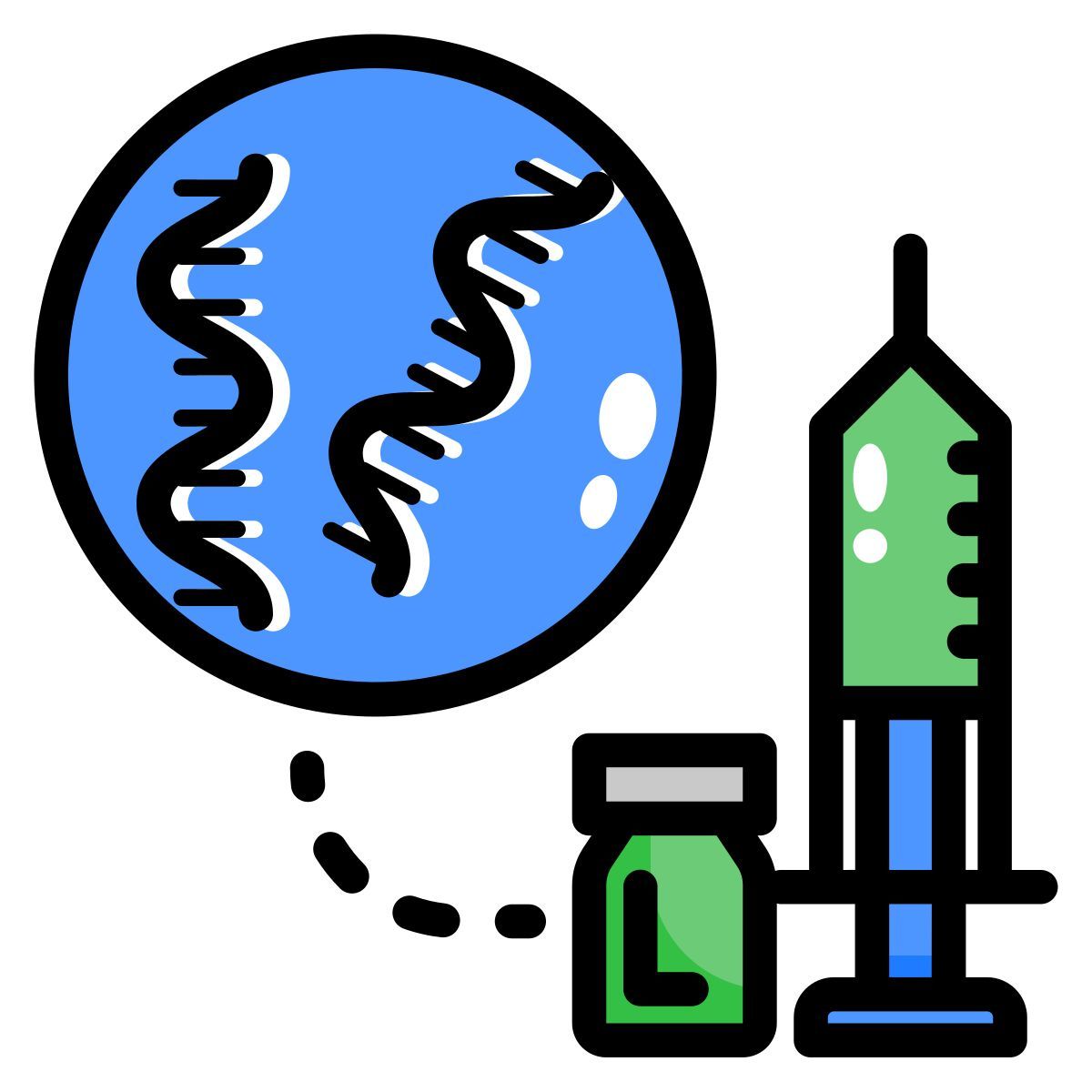 rna vaccine icon