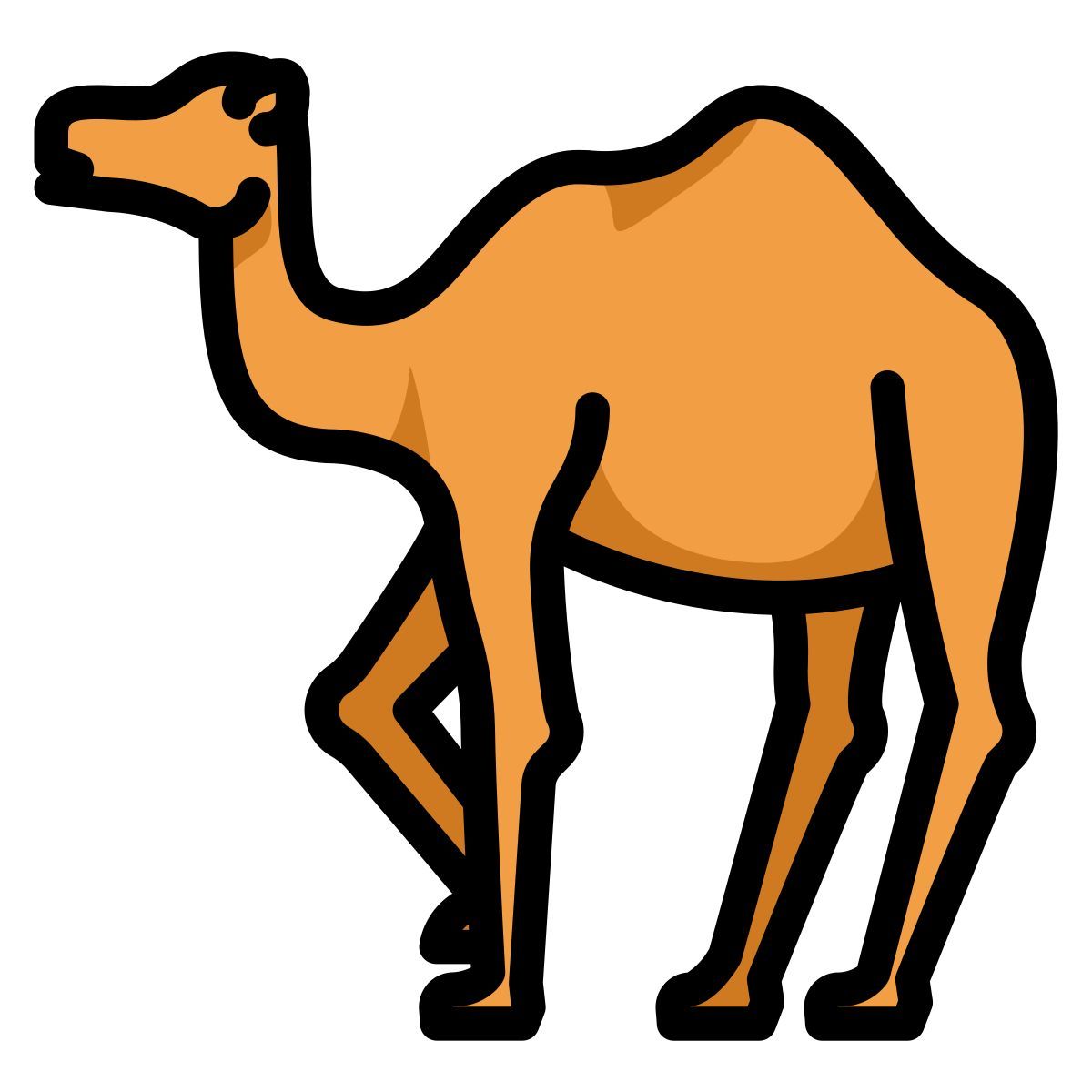 낙타 이슬람 동물 사막 이슬람 icon