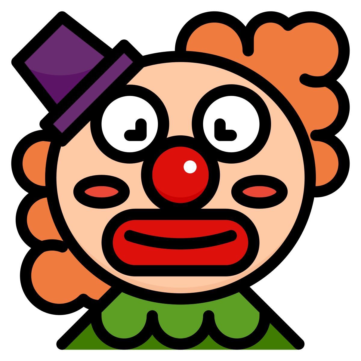 clown face icon