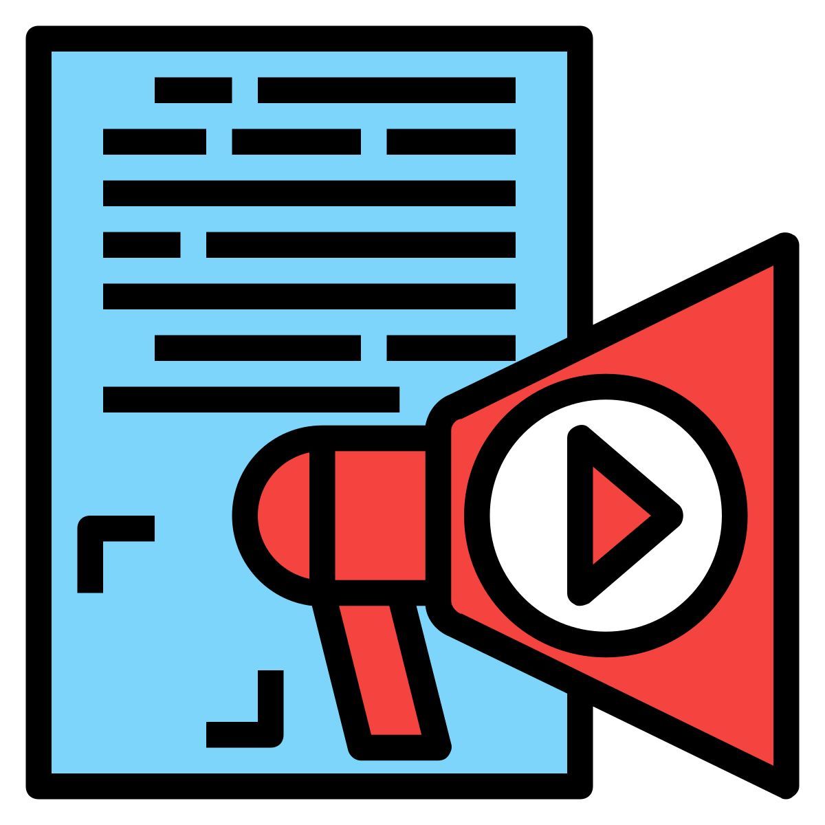 content marketing icon