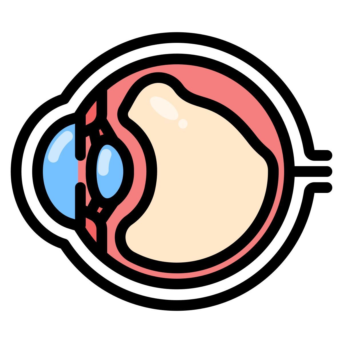 eye floaters icon