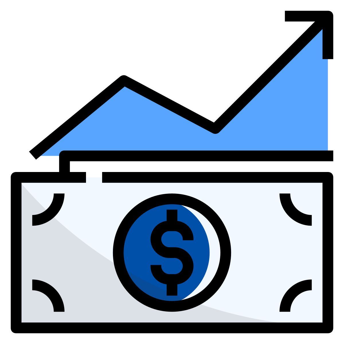 financial growth icon