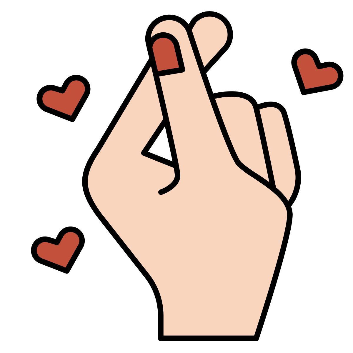 하트를 든 손 icon