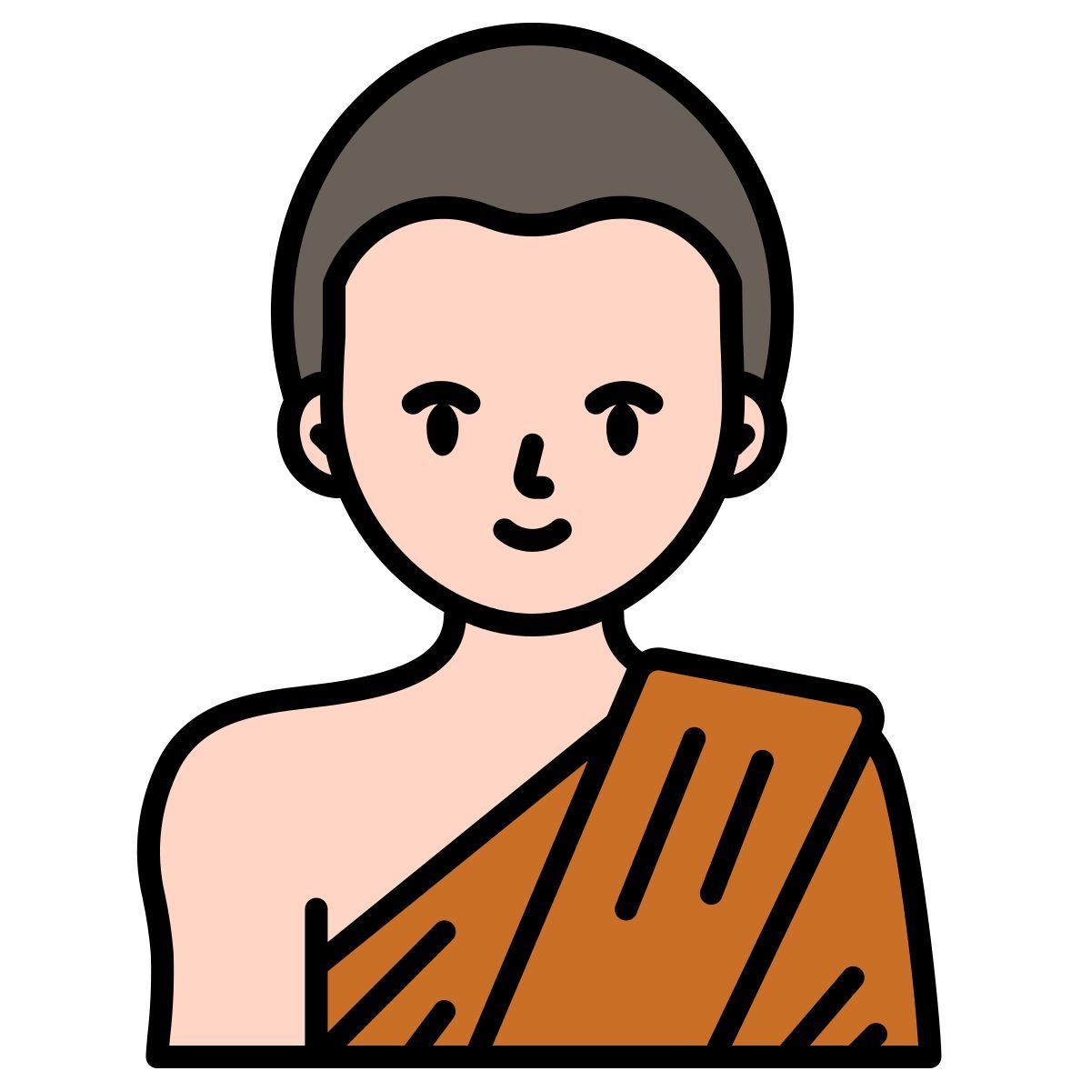 monk religion buddha buddhist ordination buddhism goodness icon