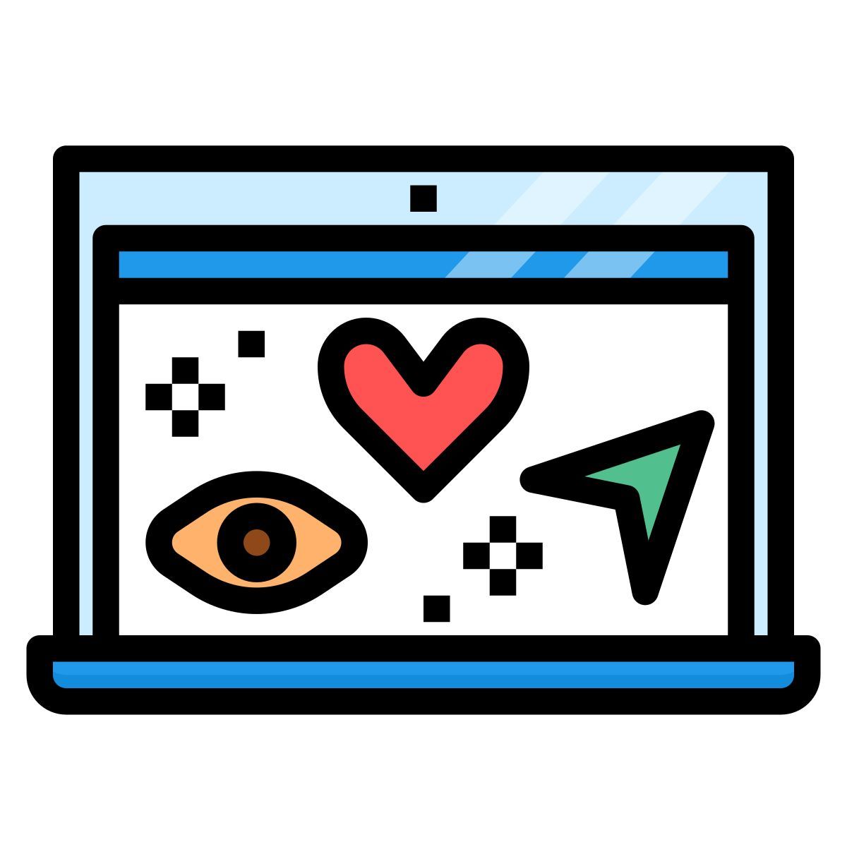 user engagement icon