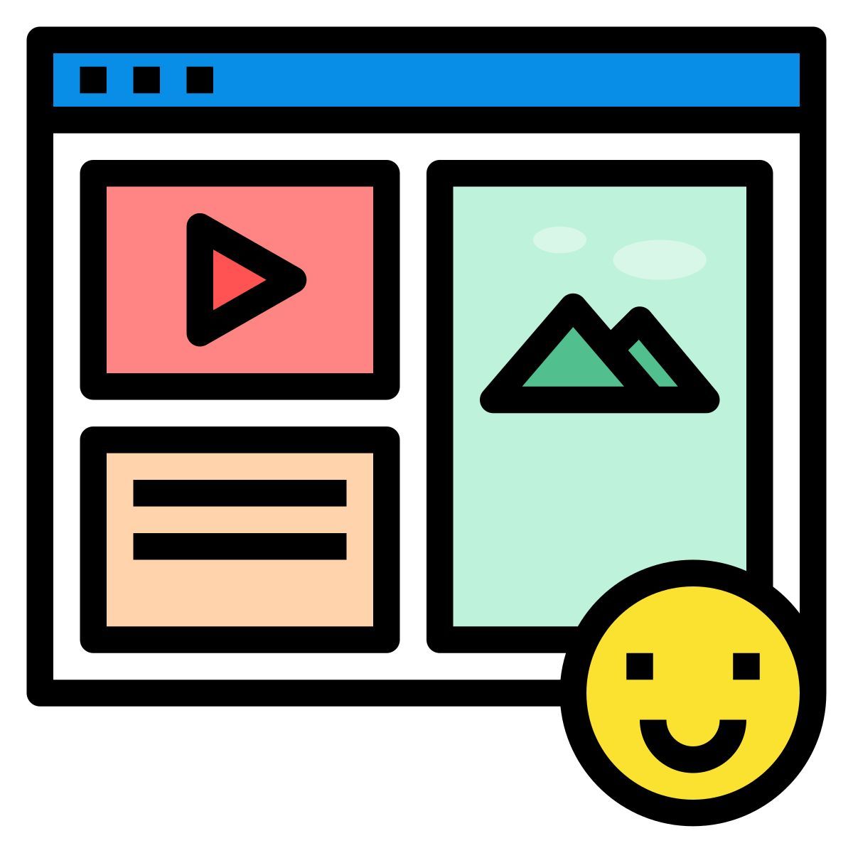 website content icon